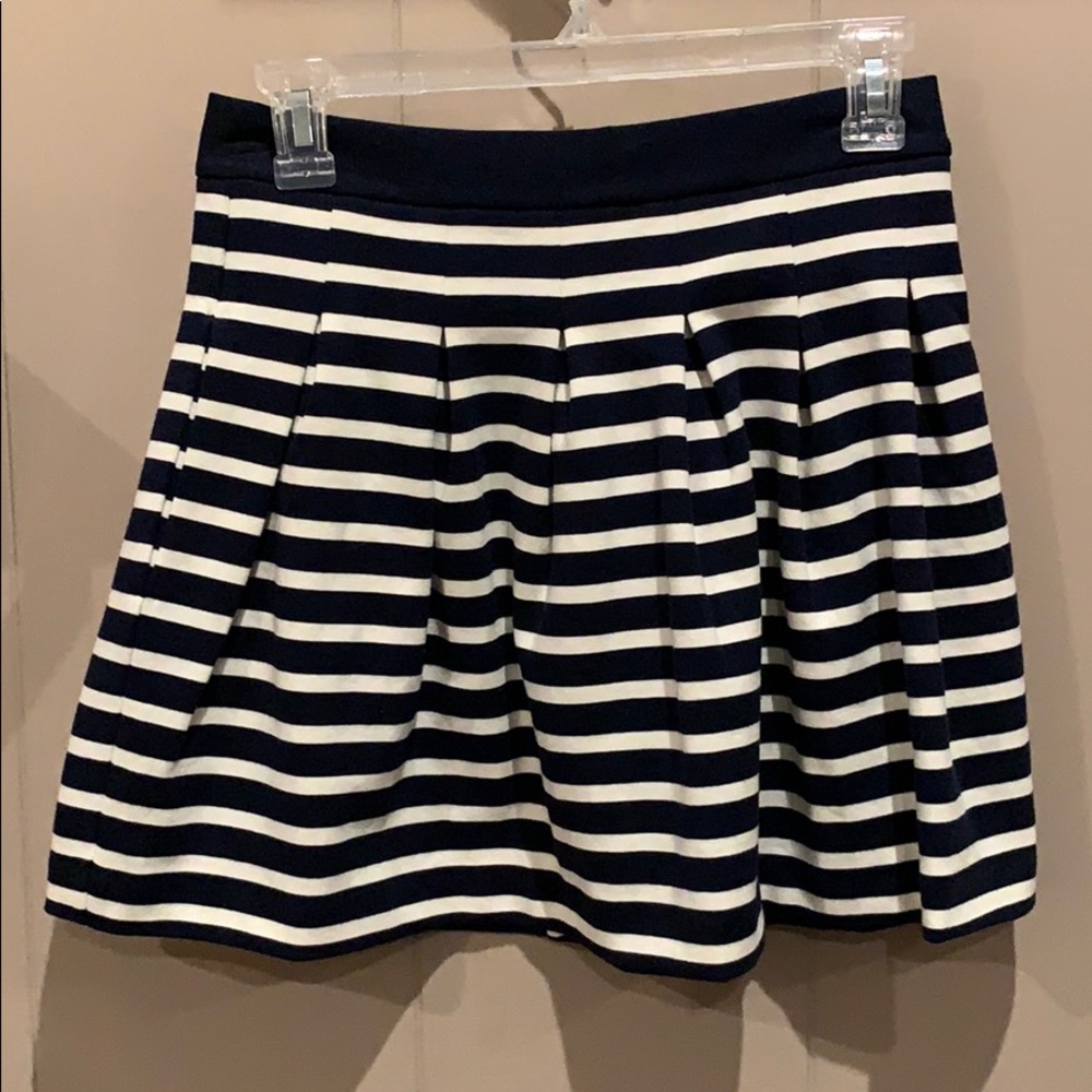 Gap Skirt XS Navy and White